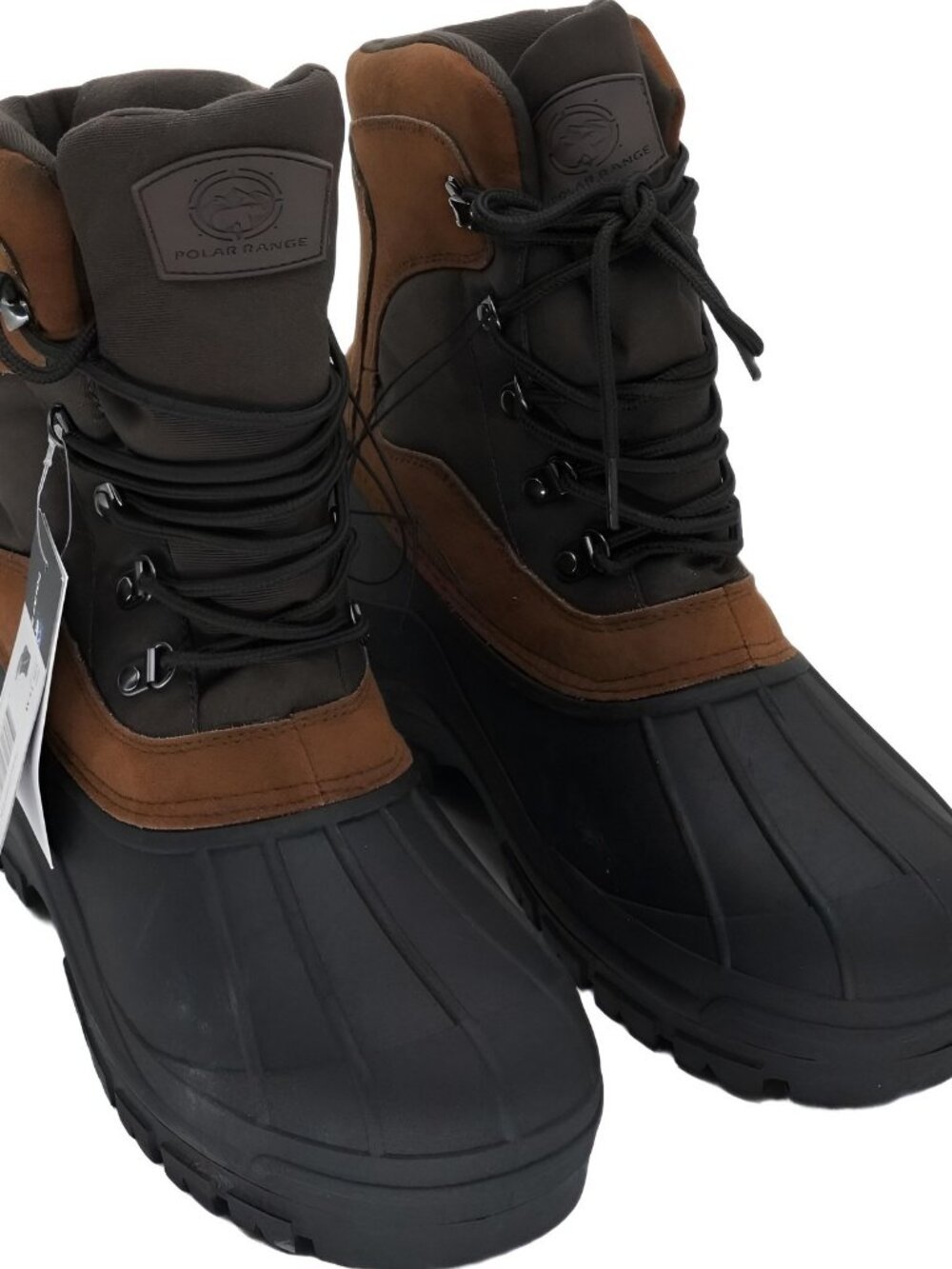 Polar Range Men's Peak Cold Weather Snow Boots Brown Size 11